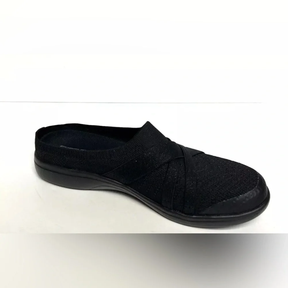 Skechers Womens Up Lift Slip On Black Size 8 M